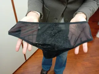 3 slip pizzo tulle nero