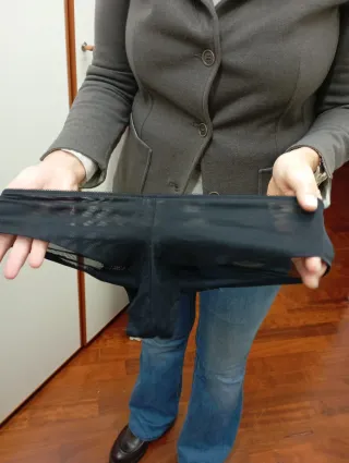 3 slip pizzo tulle nero