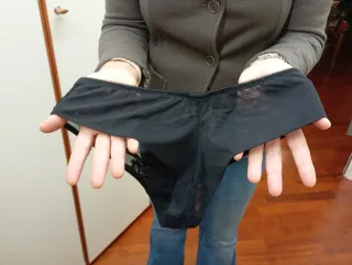 3 slip pizzo tulle nero