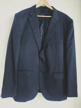 Blazer Lana F.LLI Cerruti Azul