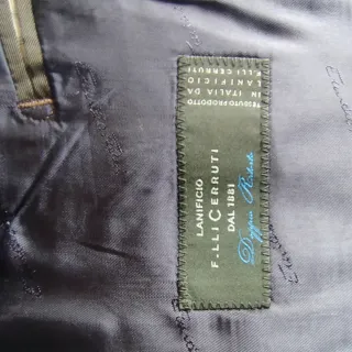 Blazer Lana F.LLI Cerruti Azul