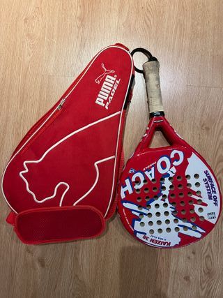 Raqueta Padel Coach Kaizen 38 + Funda Puma