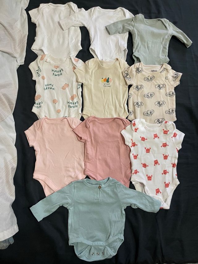 Pack 9 bodies bebé