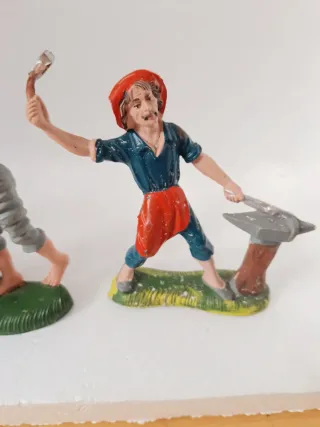 Pastori Presepe vintage - 3 figure