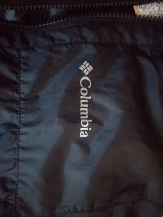 Cortavientos Columbia Negro UNISEX