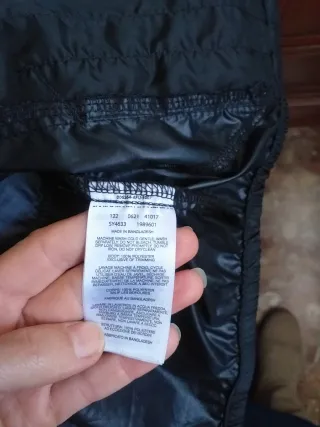 Cortavientos Columbia Negro UNISEX