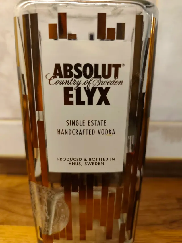 Bottiglia vuota Absolut Elyx