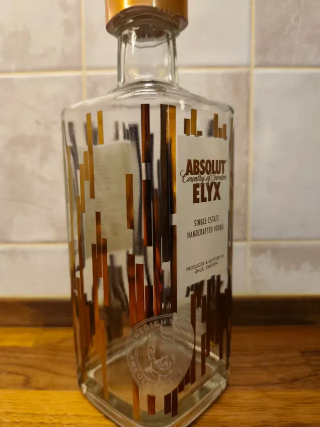 Bottiglia vuota Absolut Elyx