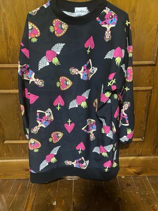 Sudadera Chill & Buy M Estampado Corazones