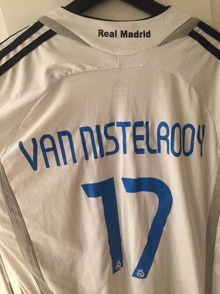Camiseta Real Madrid 2006 Van Nilstenrooy