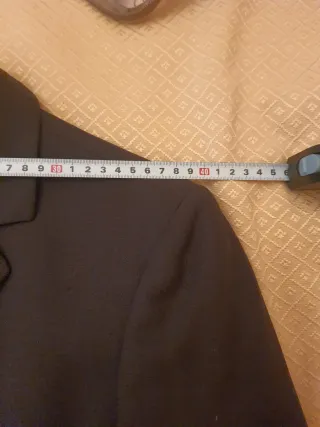 Cappottino grigio misto lana tg 42 italiana