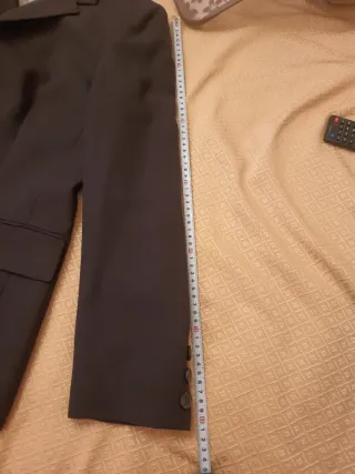 Cappottino grigio misto lana tg 42 italiana