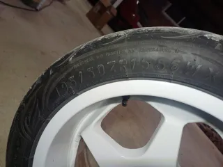 Llantas R15, ET +35, tornilleria 4x100