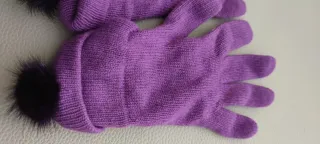 Guantes morados talla M