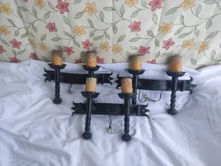 Apliques de pared rústicos hierro forjado