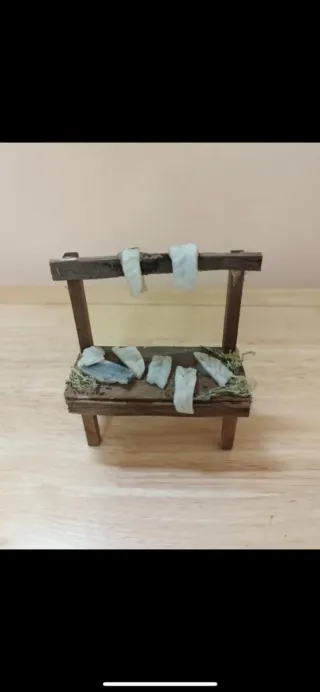Panchina presepe artigianale