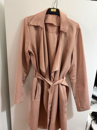 Gabardina gris mujer precio unitario