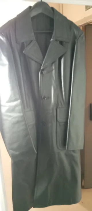 Abrigo piel calidad súper de tienda de lujo en Mad