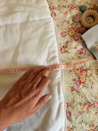 Saco para capazo con estampado de círculos