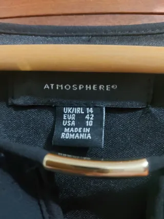 Vestido Negro Manga Larga