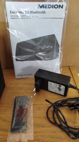 Altavoz Medion Bluetooth MD 83796 Negro/Plata
