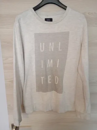 Jersey lft gris con estampado