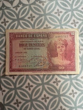Billetes antiguos pesetas