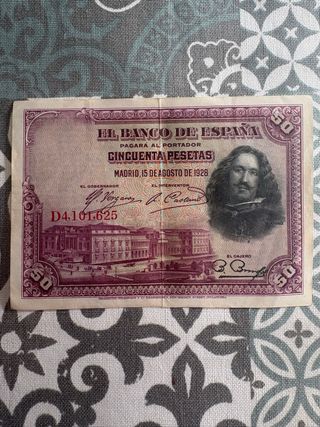 Billetes antiguos pesetas