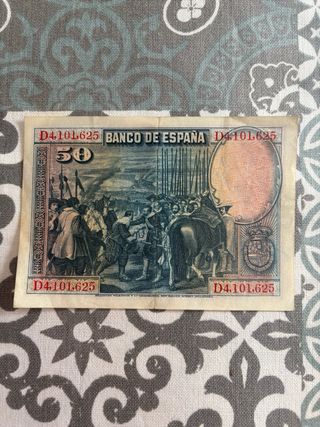 Billetes antiguos pesetas