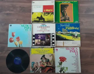 Lote 8 Vinilos Música Variada