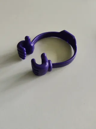 Soporte móvil pulgar azul