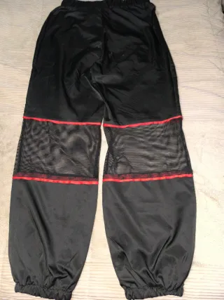 Pantalón chándal Shein M negro/rojo