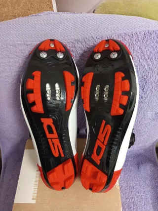 Sidi MTB Scarpe Trace 2 - Blanco/Negro/Rojo