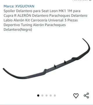 Spoiler Delantero Seat León MK1 Cupra R