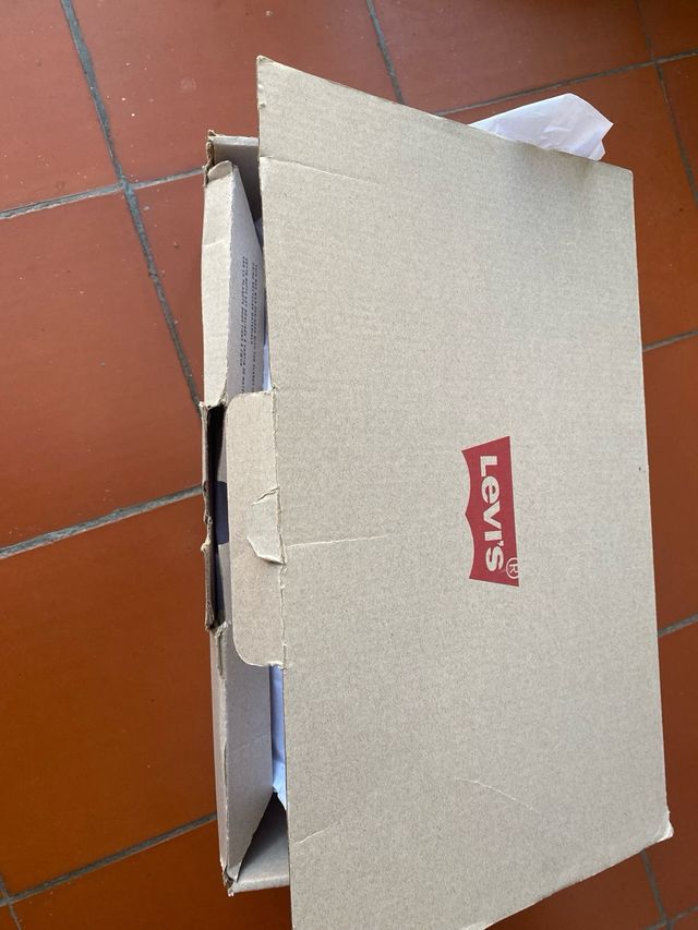 Zapatillas Levi's Hombre Glide Blancas