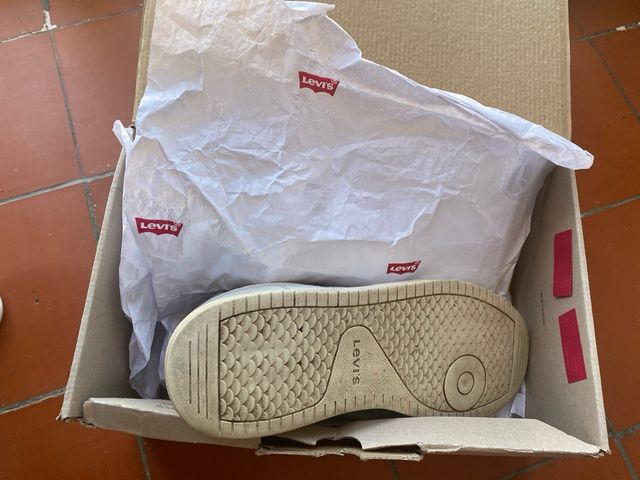 Zapatillas Levi's Hombre Glide Blancas