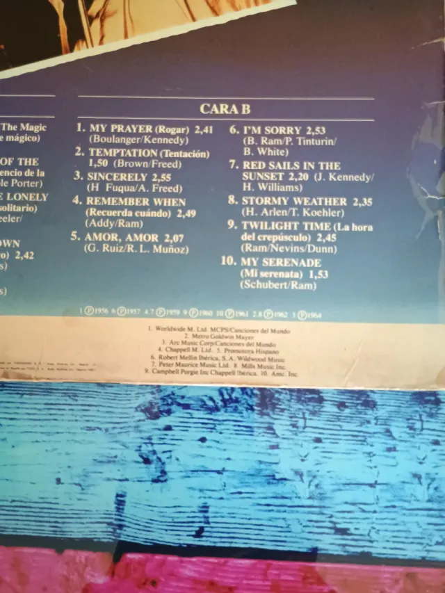 Disco The Platters Bodas de Plata