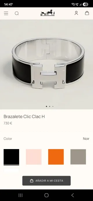 Pulsera Hermès autentica