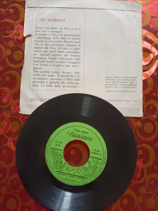 Disco Fiabe Sonore Biancaneve 33 giri