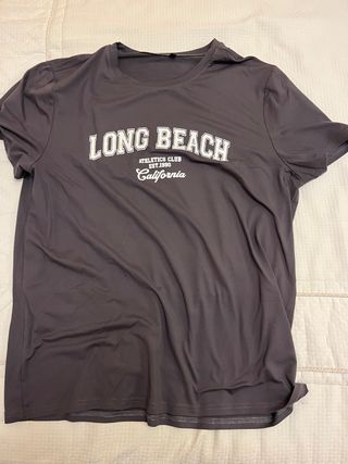 Camiseta Long Beach Gris Talla M
