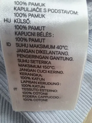 Felpa H&M donna azzurra tg M