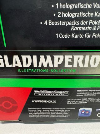 Pokémon box illustrazioni Kingambit (tedesco)