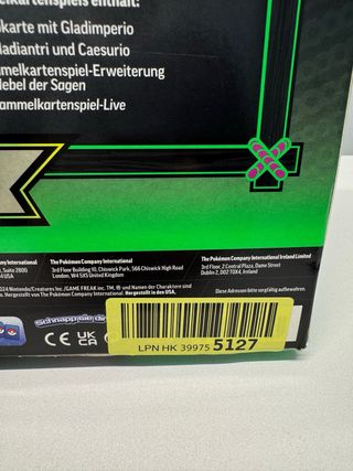 Pokémon box illustrazioni Kingambit (tedesco)