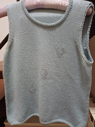 Twin set in cotone e viscosa