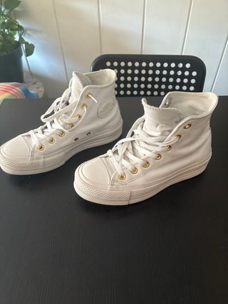 Converse Cuero Talla 37 Dorado