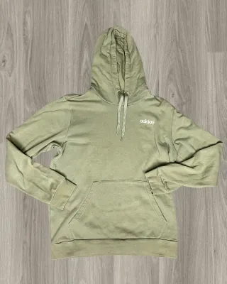 Sudadera Adidas con capucha verde oliva