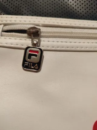 Bolsa Deporte Vintage Fila Azul marino y Blanca