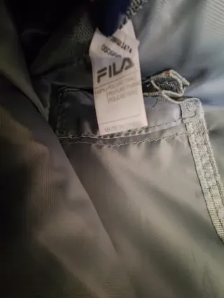 Bolsa Deporte Vintage Fila Azul marino y Blanca