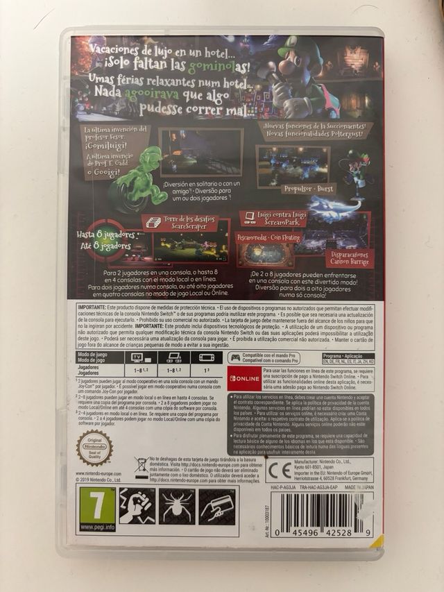 Luigi's Mansion 3 Nintendo Switch