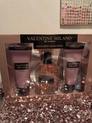 Set Perfume Valentine Milano Mujer